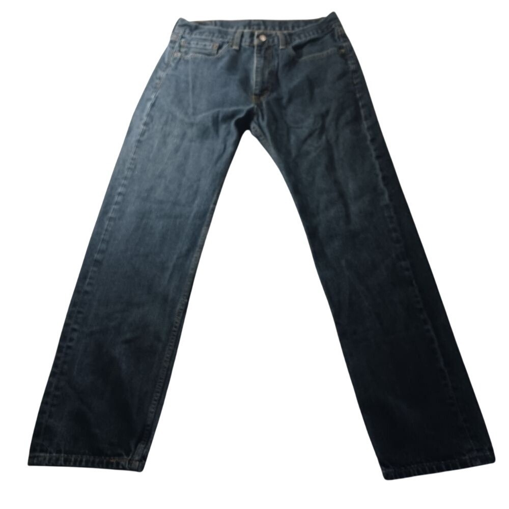 Levi's 505 Regular Fit Straight Leg Jeans Denim Men's 31x31‎ (Tag 34x32) Classic